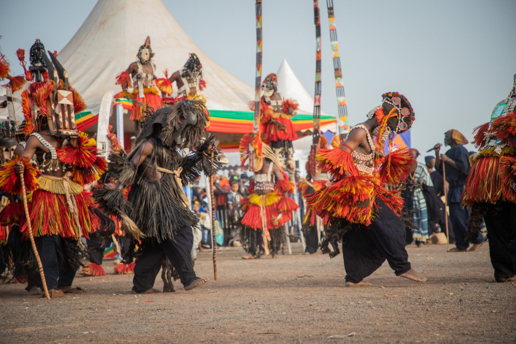 The dance of the Dogon masks