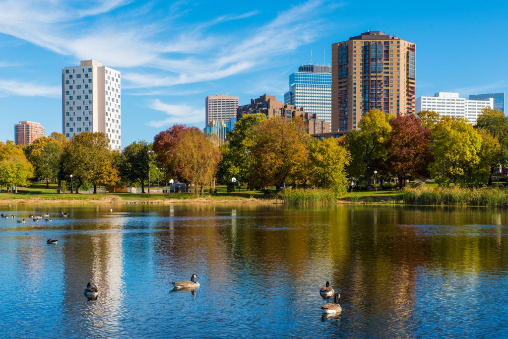 Loring Park in Minneapolis